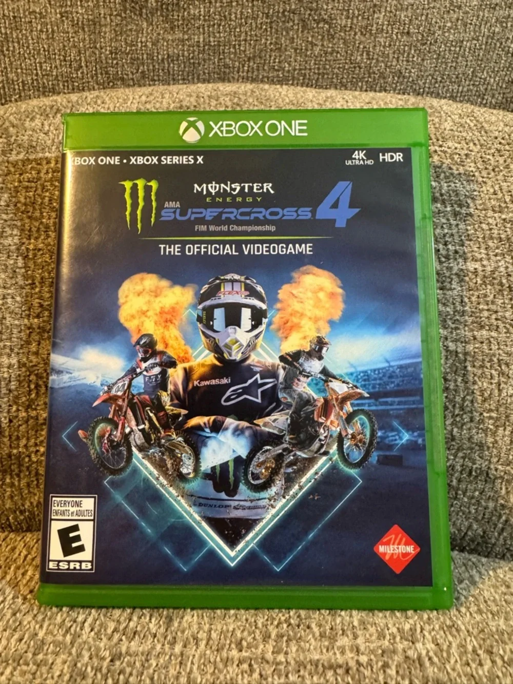 Monster Energy Supercross 4 Video Game - XBOX ONE / XBOX Series.X video game